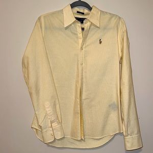 Ralph Lauren Yellow Long Sleeve Button Down